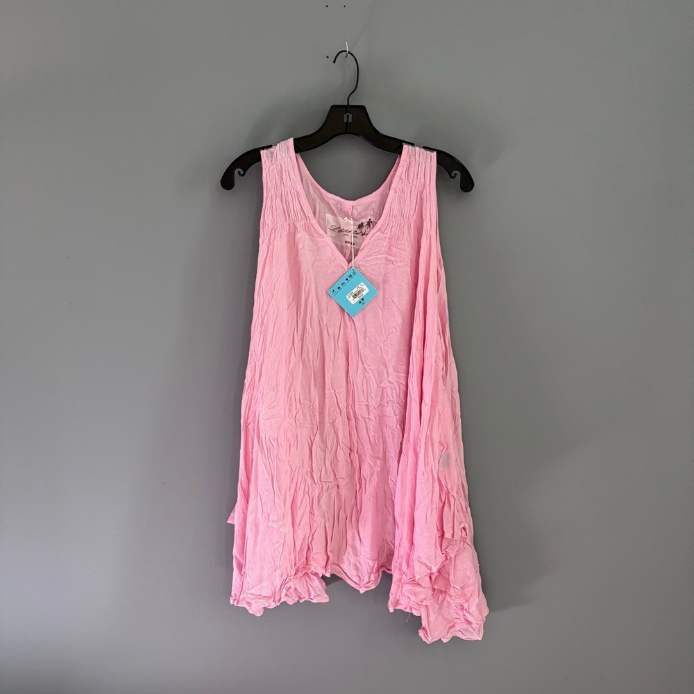 Letarte - V Neck top - one size - Pink